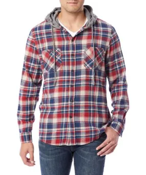 Switchback Flannel Men's Hoodies by UNIONBAY