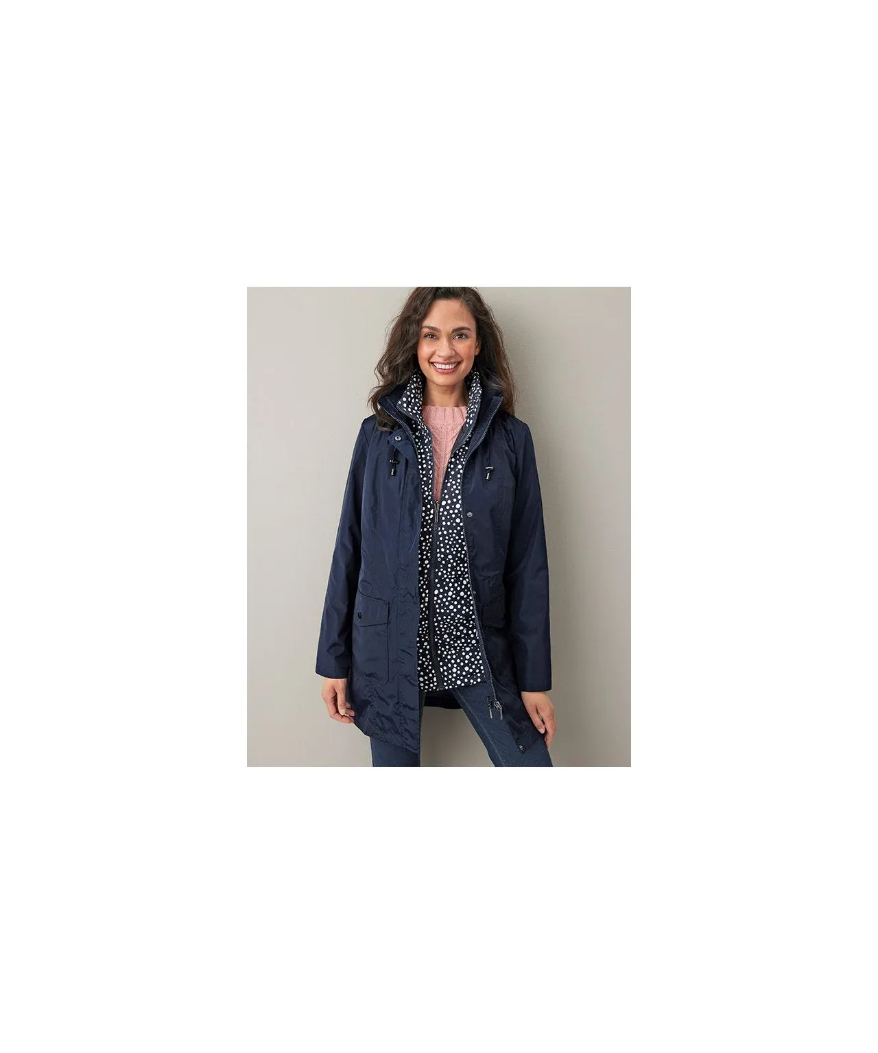 Versatile 3-in-1 Women's Coat