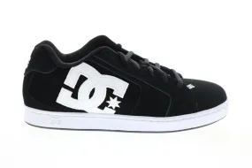 302361-BLW Men's Black Suede Lace-Up Skate Sneakers