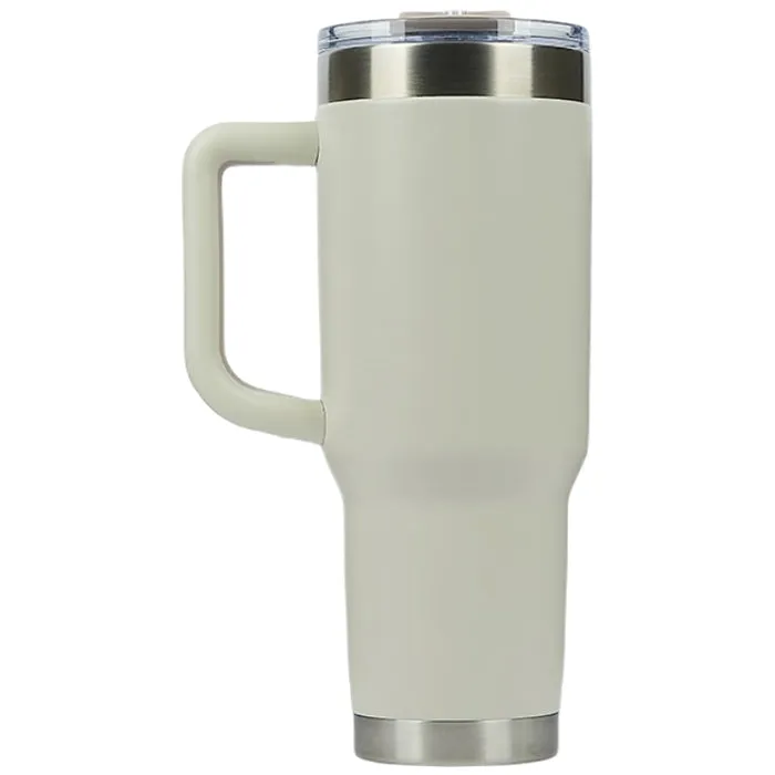 40 oz. Pelican Sand Porter Recycled Double Wall Stainless Steel Travel Tumbler