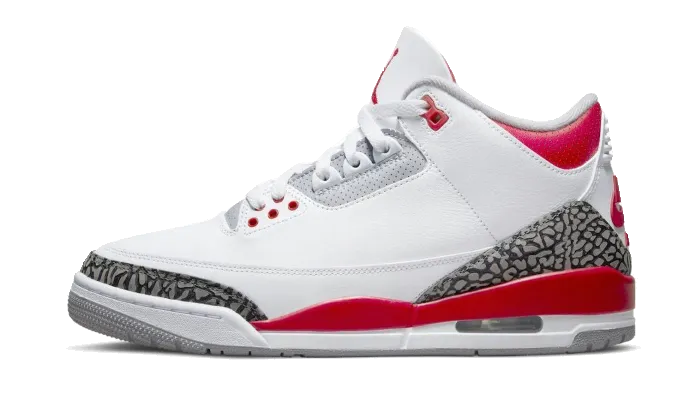 Air Jordan 3 Fire Red Retro Sneakers