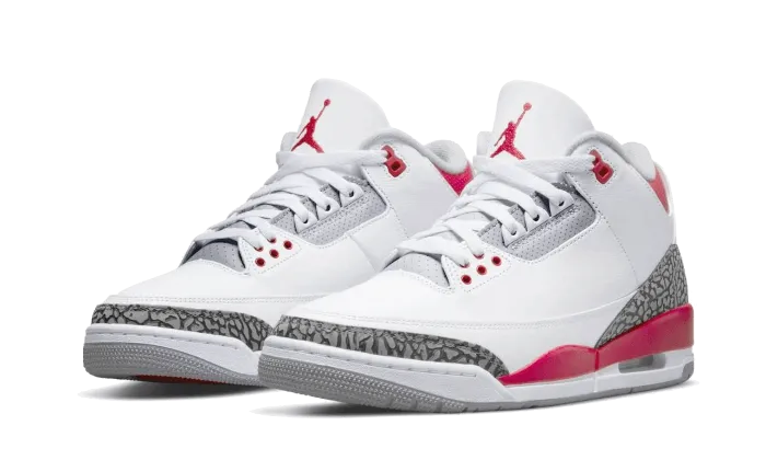 Air Jordan 3 Fire Red Retro Sneakers