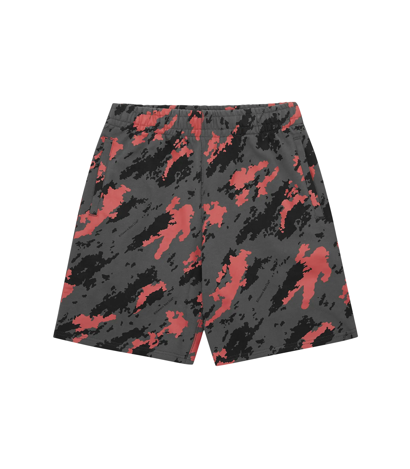 Grey A O Camo Print Shorts