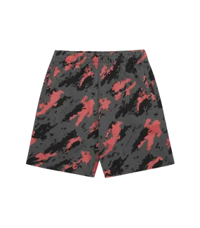 Grey A O Camo Print Shorts