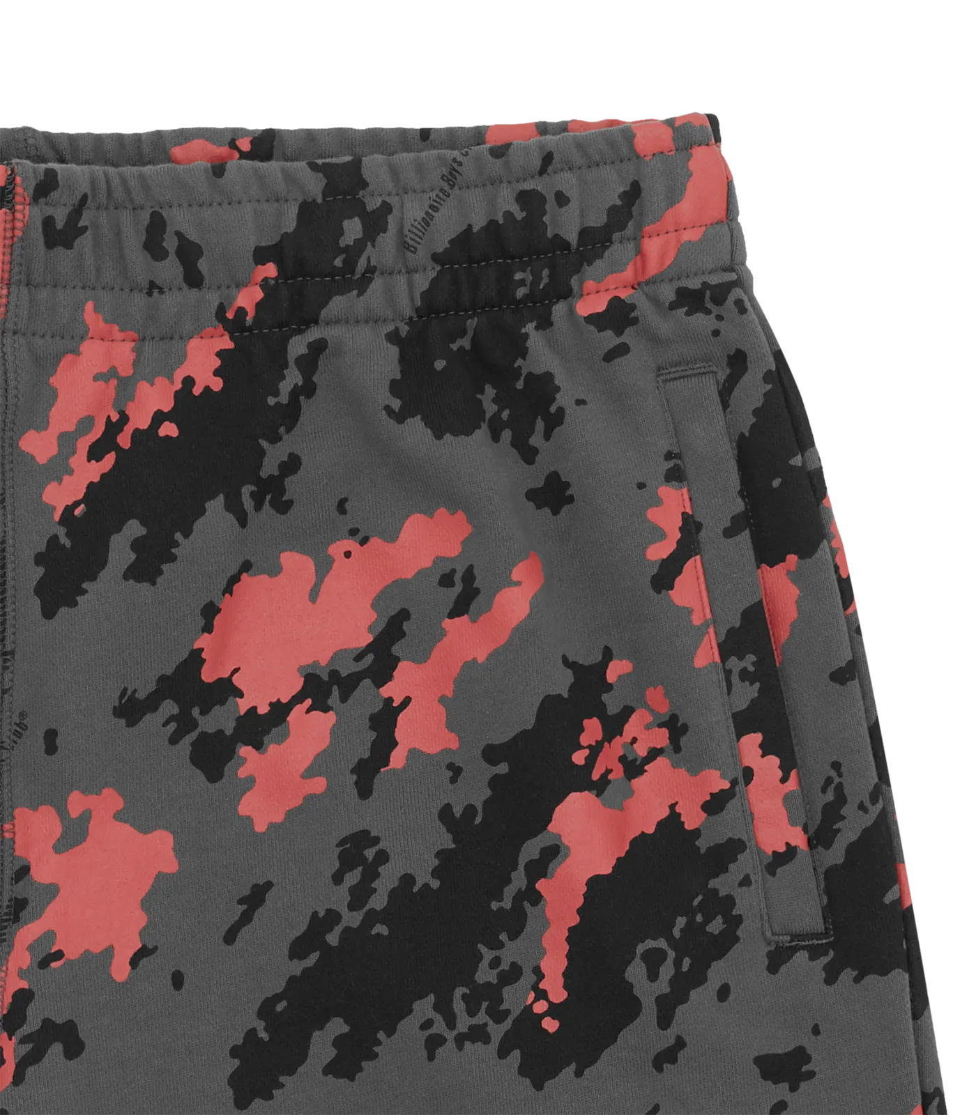 Grey A O Camo Print Shorts