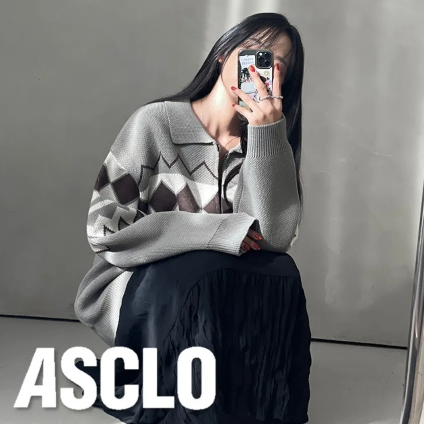 ASCLO Unisex Cardigans for Street Style