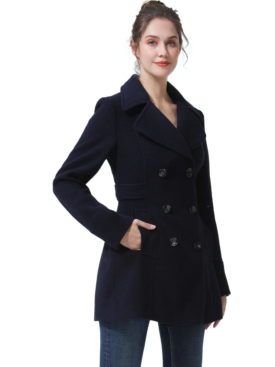 Ayu Wool Pea Coat for Women by BGSD