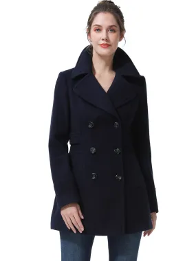 Ayu Wool Pea Coat for Women by BGSD