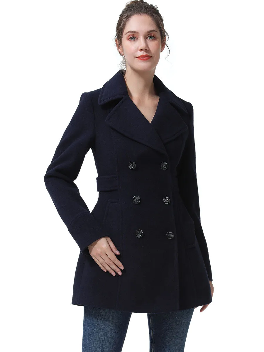 Ayu Wool Pea Coat for Women by BGSD