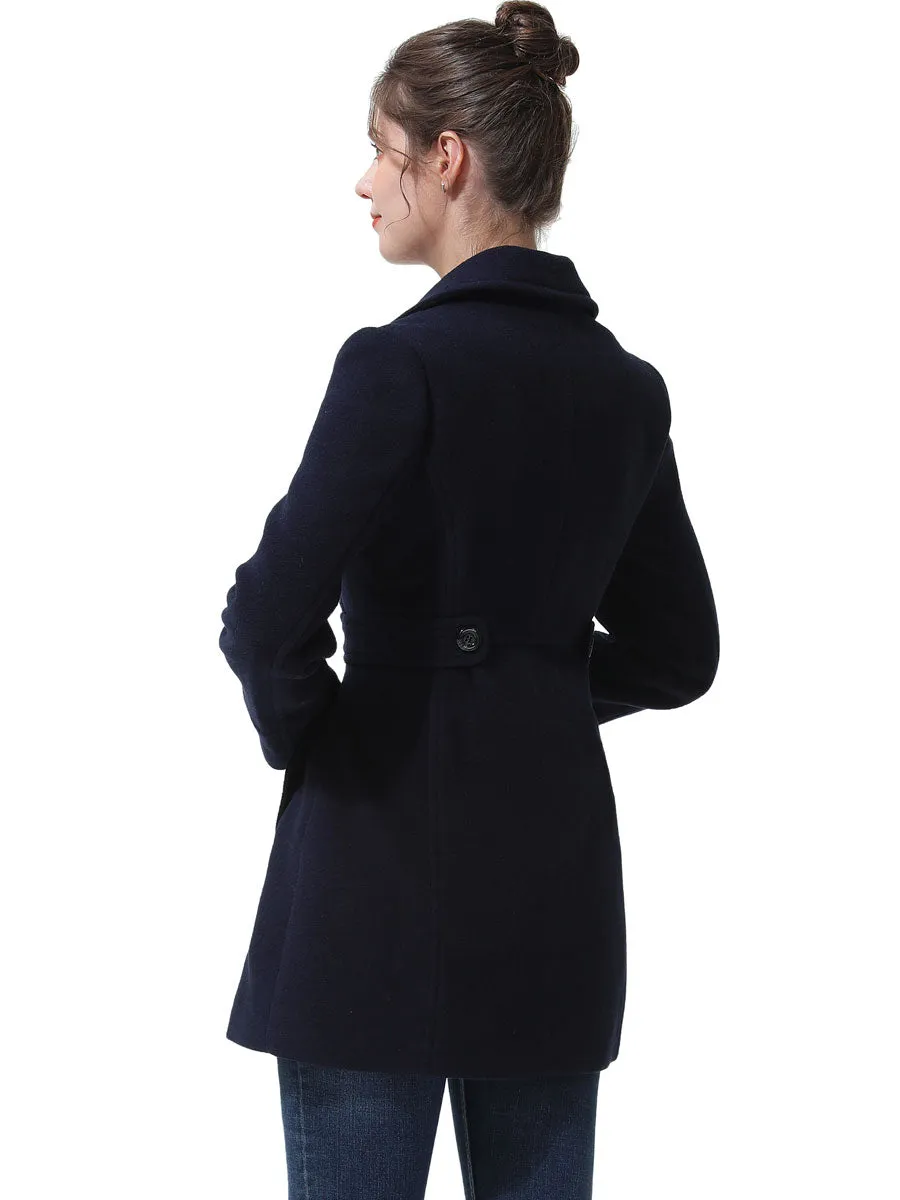 Ayu Wool Pea Coat for Women by BGSD