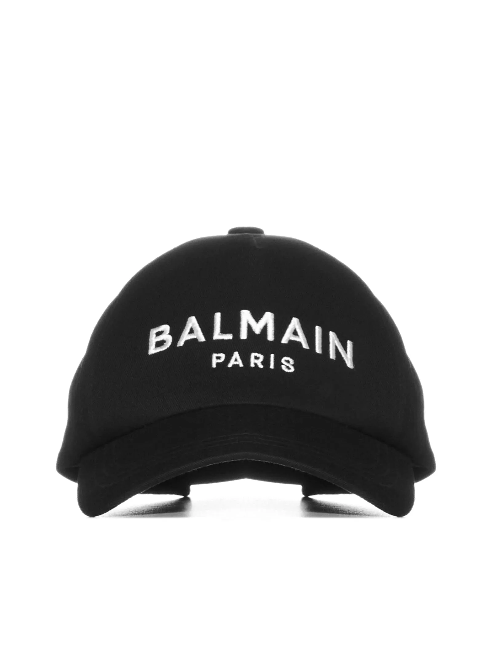 Balmain logo embroidered cap