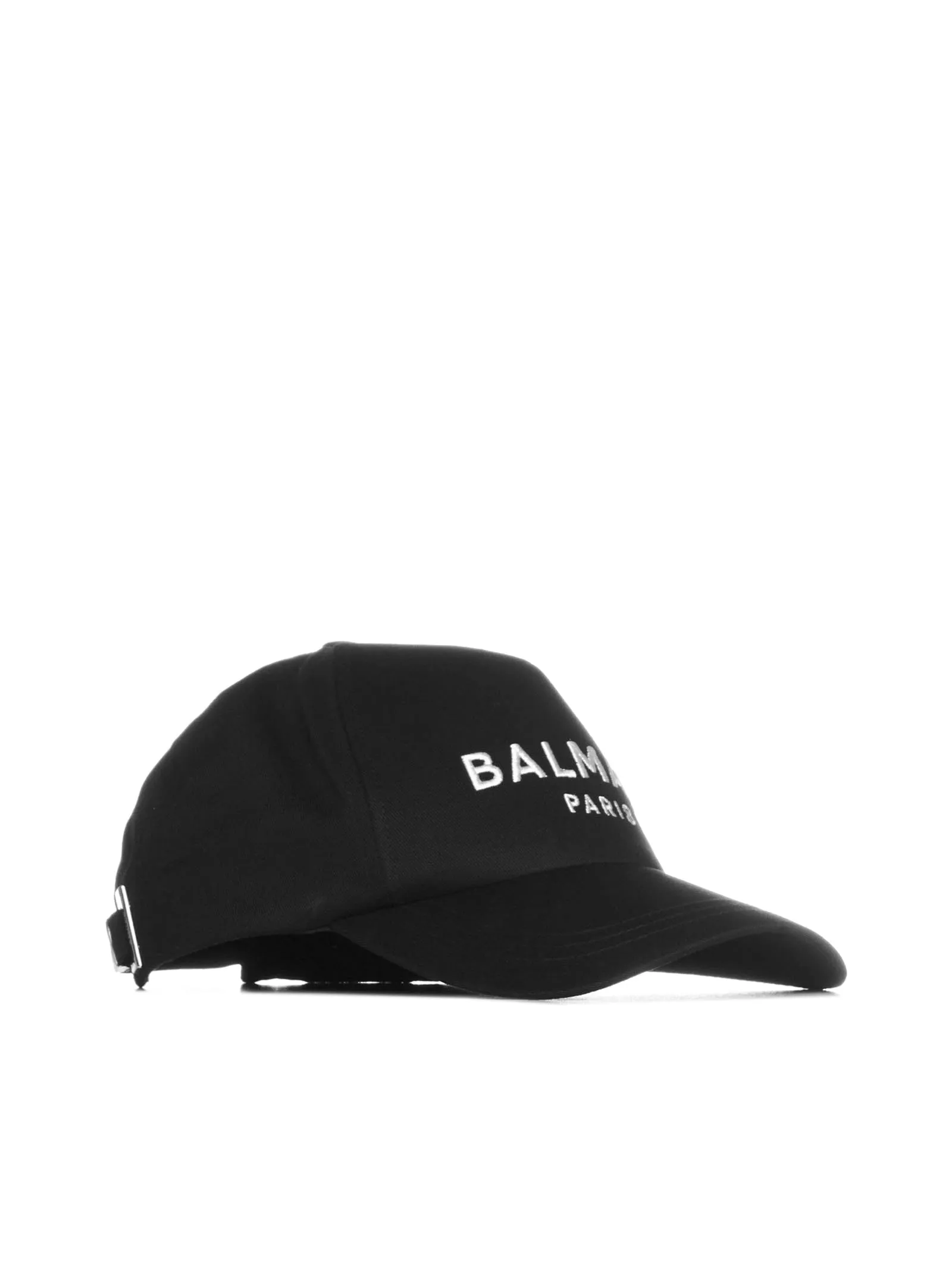 Balmain logo embroidered cap