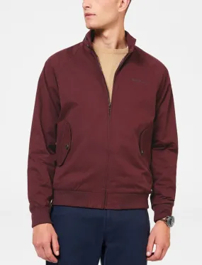 Aubergine Casual Harrington Jacket by Ben Sherman Signature