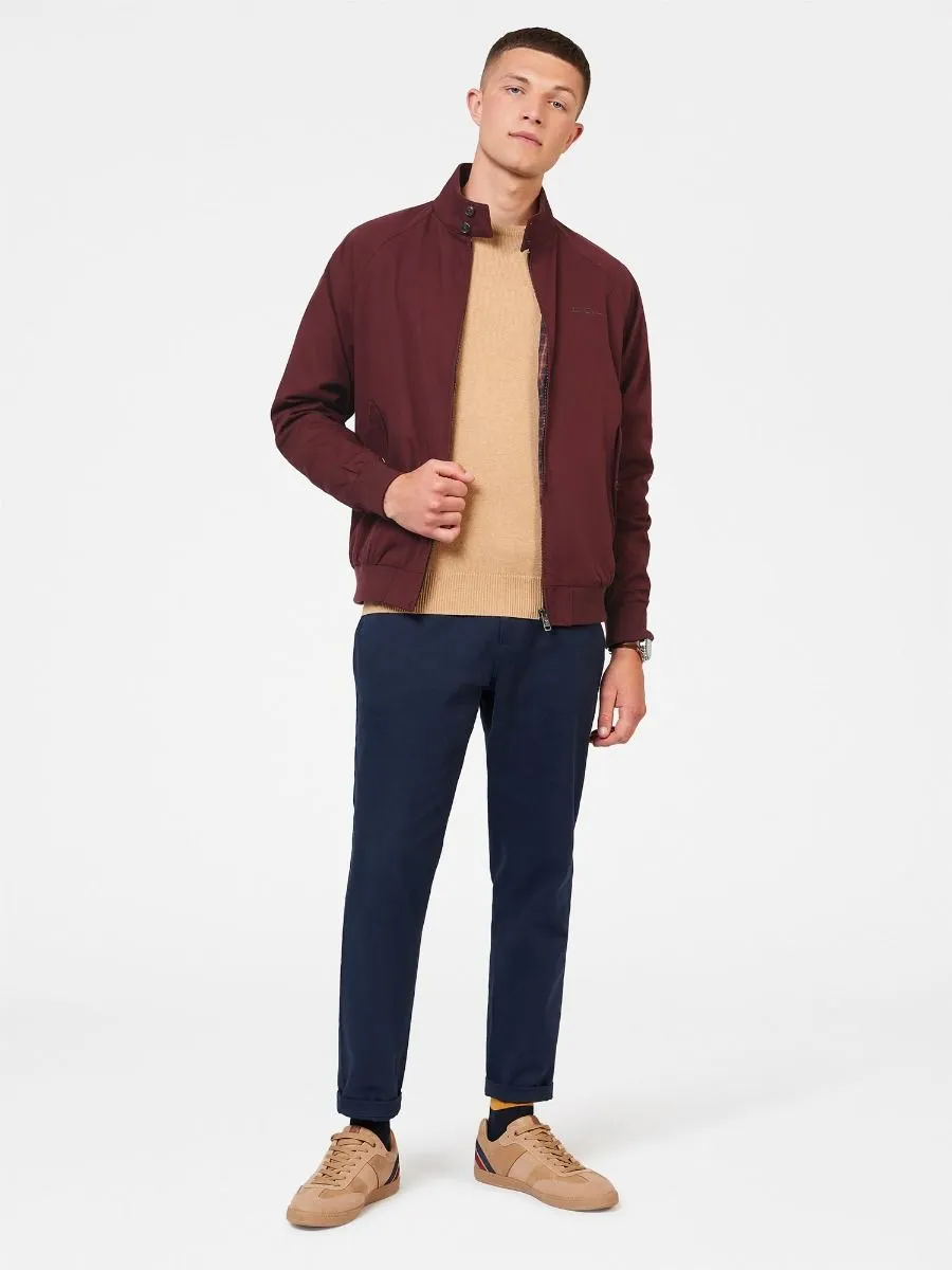 Aubergine Casual Harrington Jacket by Ben Sherman Signature