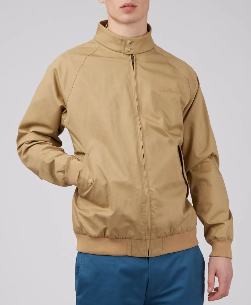 Ben Sherman Casual Harrington Jacket in Sand