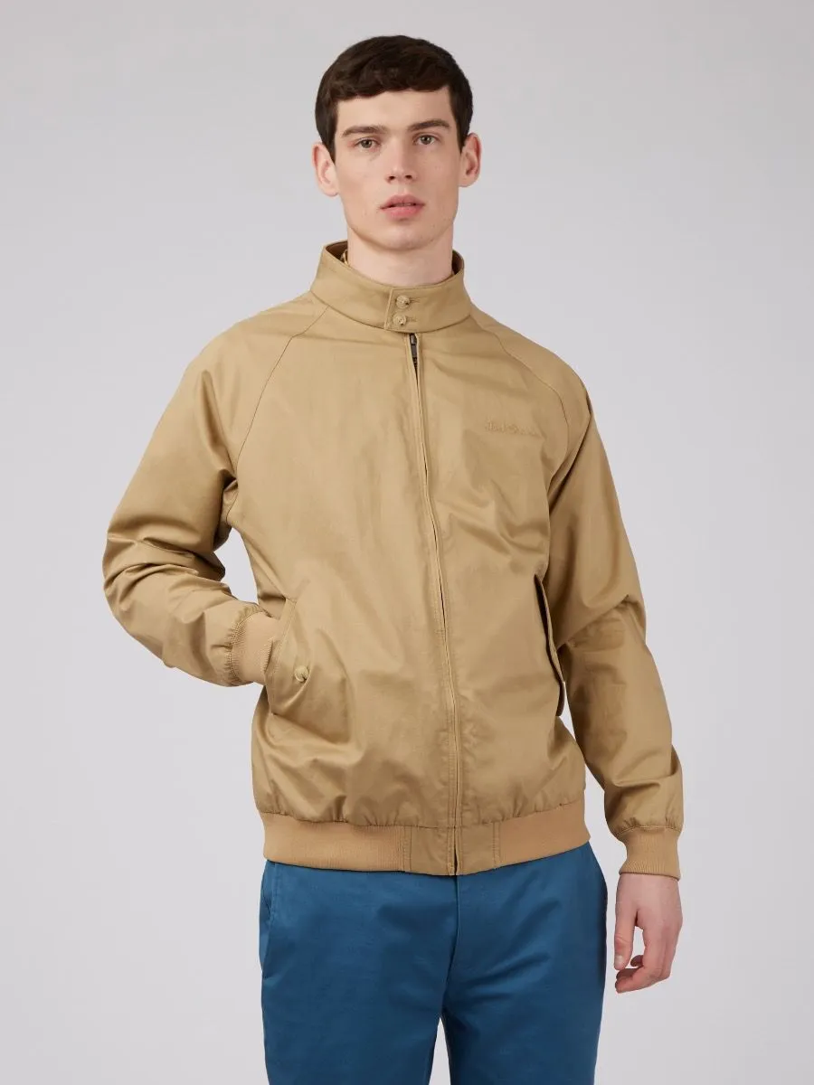 Ben Sherman Casual Harrington Jacket in Sand