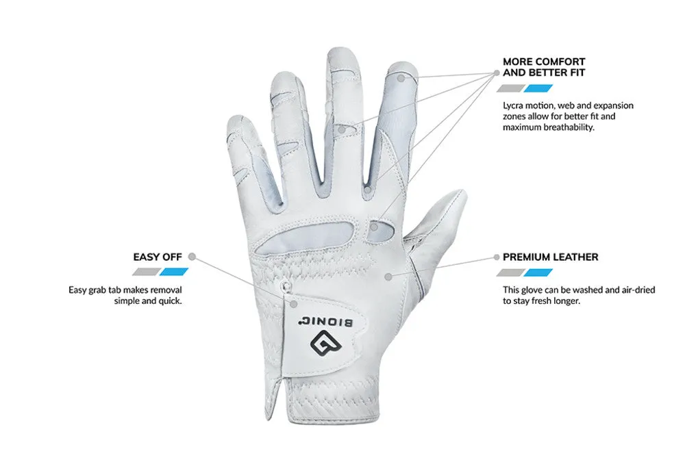 Womens Periwinkle StableGrip 2.0 Golf Glove