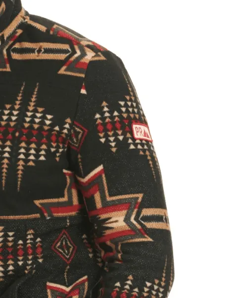 Black Aztec Print Men's Pullover by Panhandle Powder River Outfitters