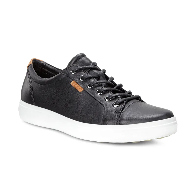 Black ECCO Soft 7 Sneaker for Men