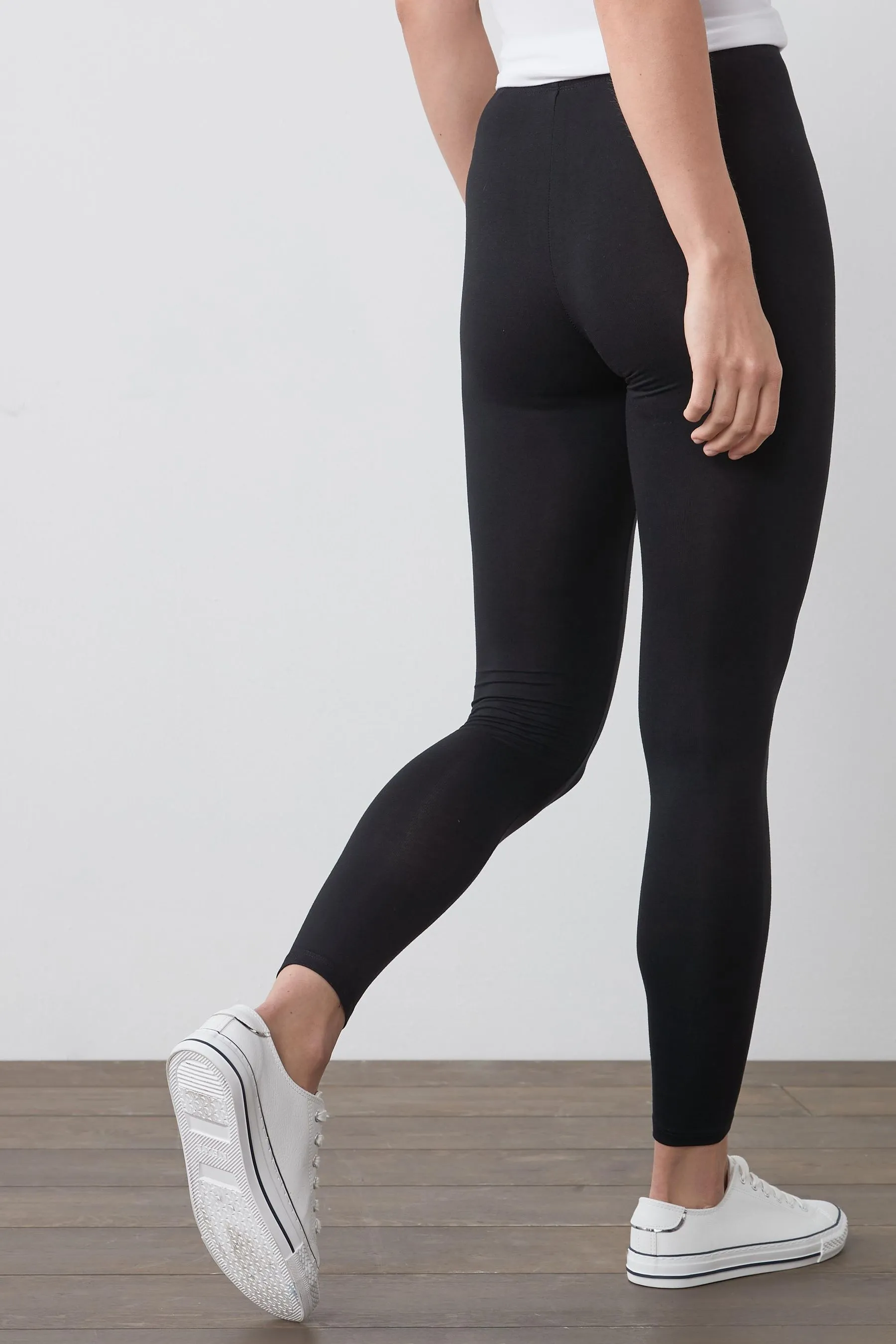 Black Full Length Leggings 2 Pack