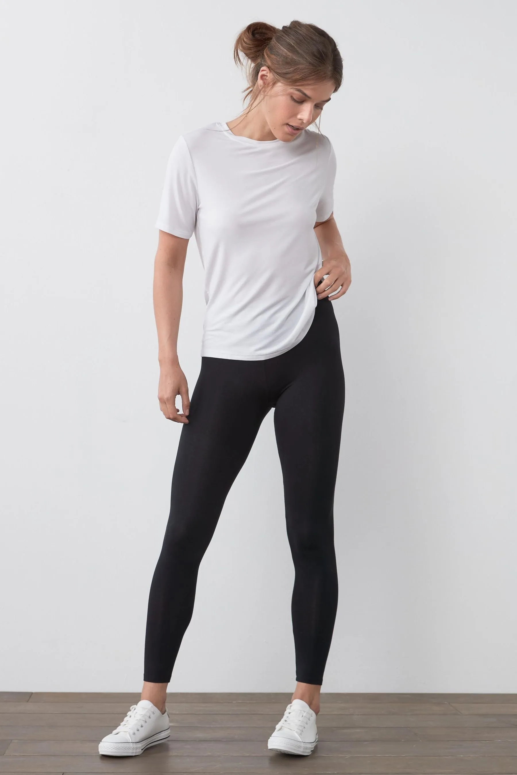 Black Full Length Leggings 2 Pack