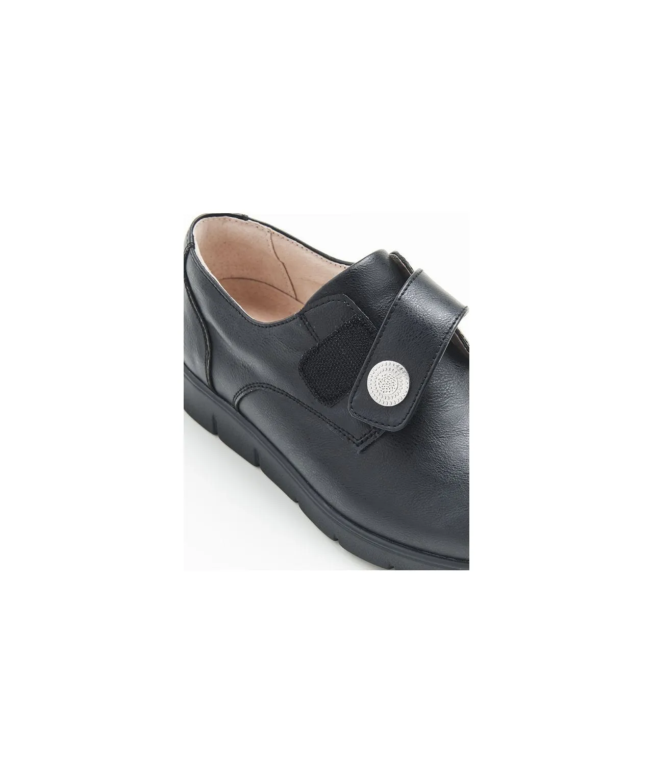 Sleek Black Leather Derby Shoes