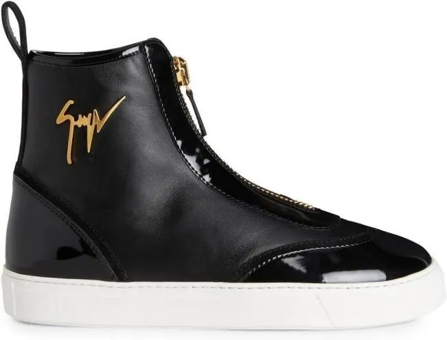 Black sneaker boots by Giuseppe Zanotti Zenas