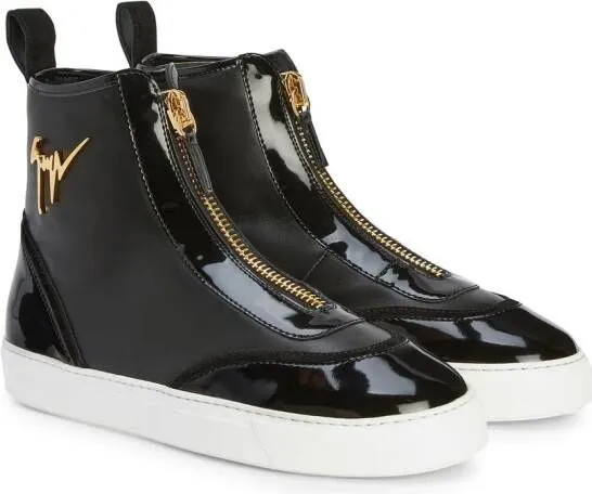 Black sneaker boots by Giuseppe Zanotti Zenas