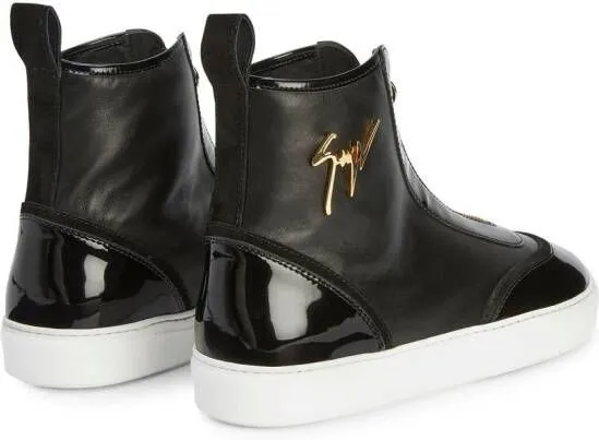 Black sneaker boots by Giuseppe Zanotti Zenas