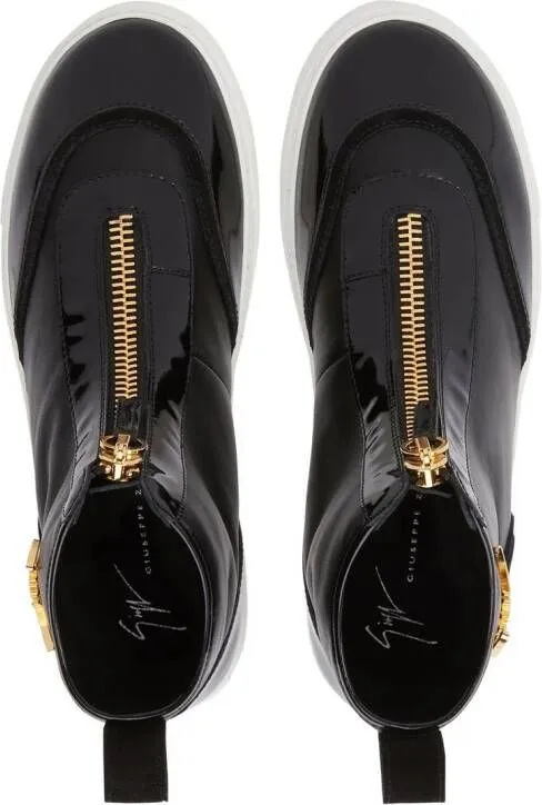 Black sneaker boots by Giuseppe Zanotti Zenas