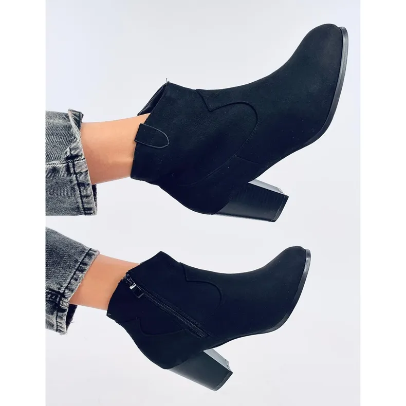 Black western boots