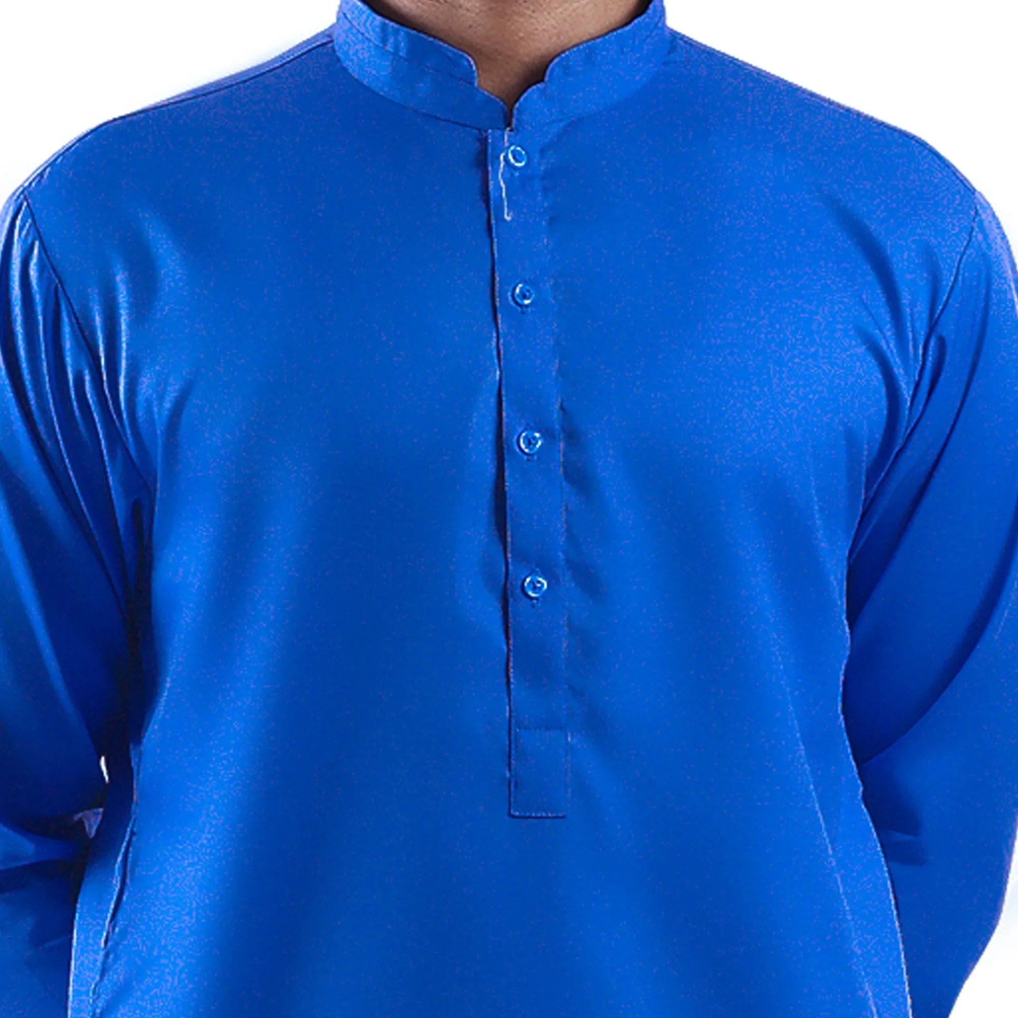 Blue Short Kurta - Royal Style