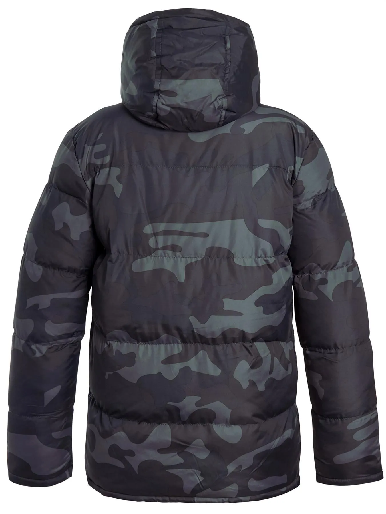 Boys Camouflage Padded Shower Repellent Coat, Ages 7 to 13 Years