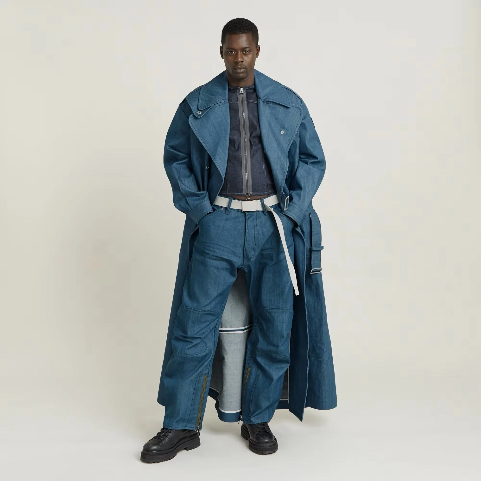 BURNA BOY Trench Coat