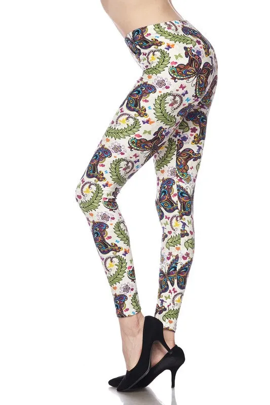 Butterfly Print Leggings