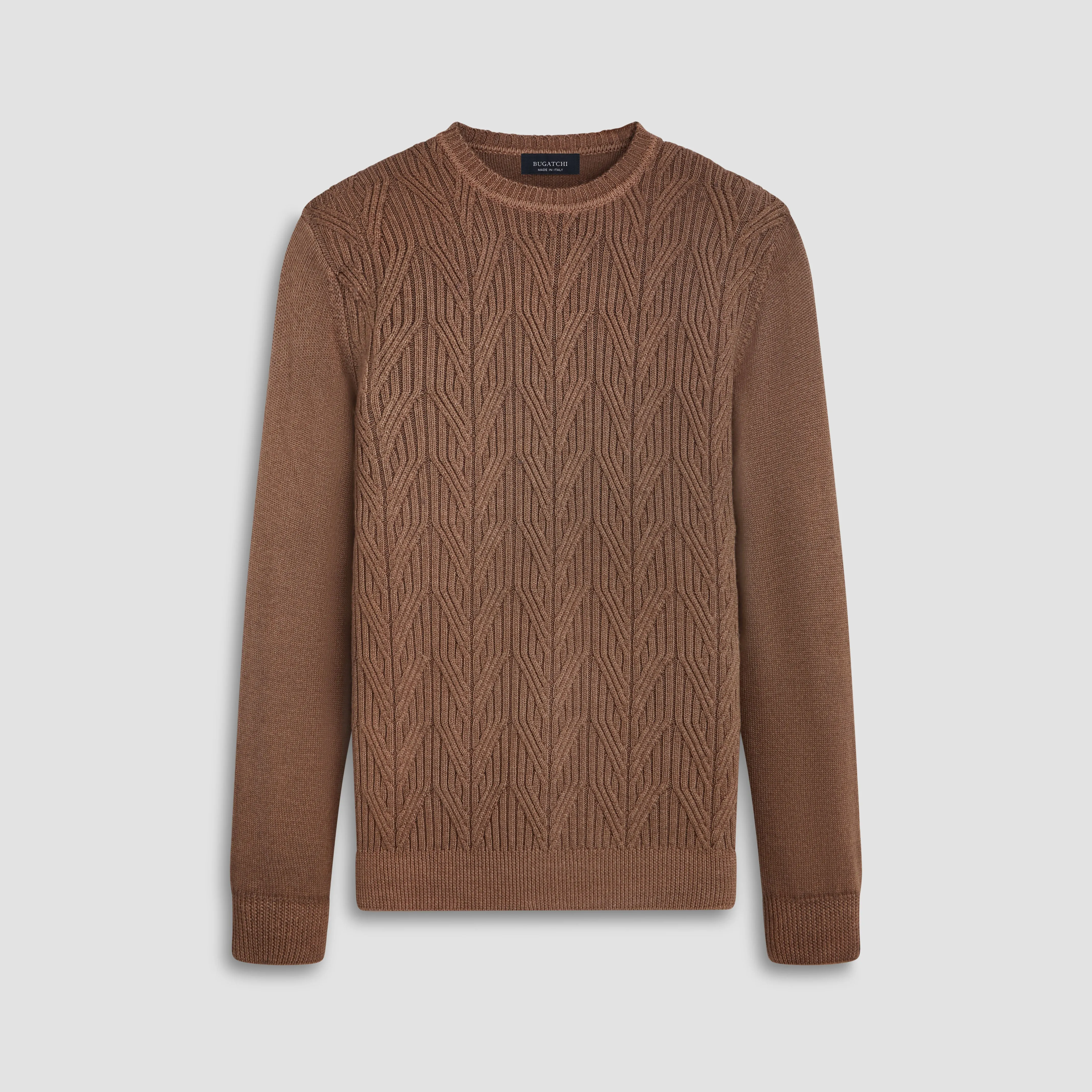 Cable Knit Crewneck Sweater