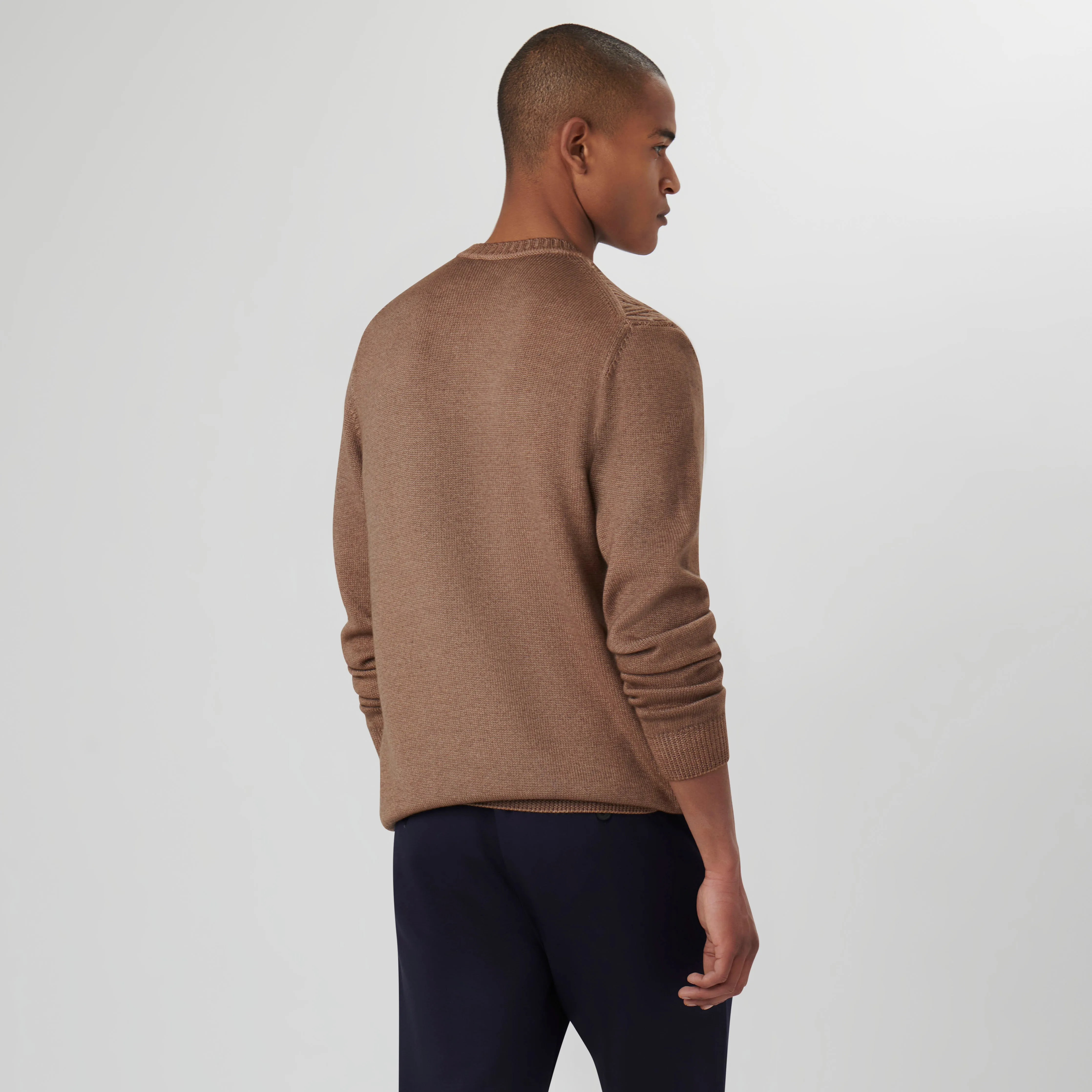 Cable Knit Crewneck Sweater