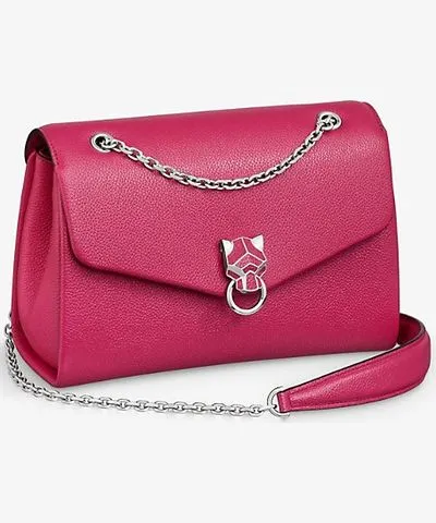 Cartier Chain Mini Leather Shoulder Bag