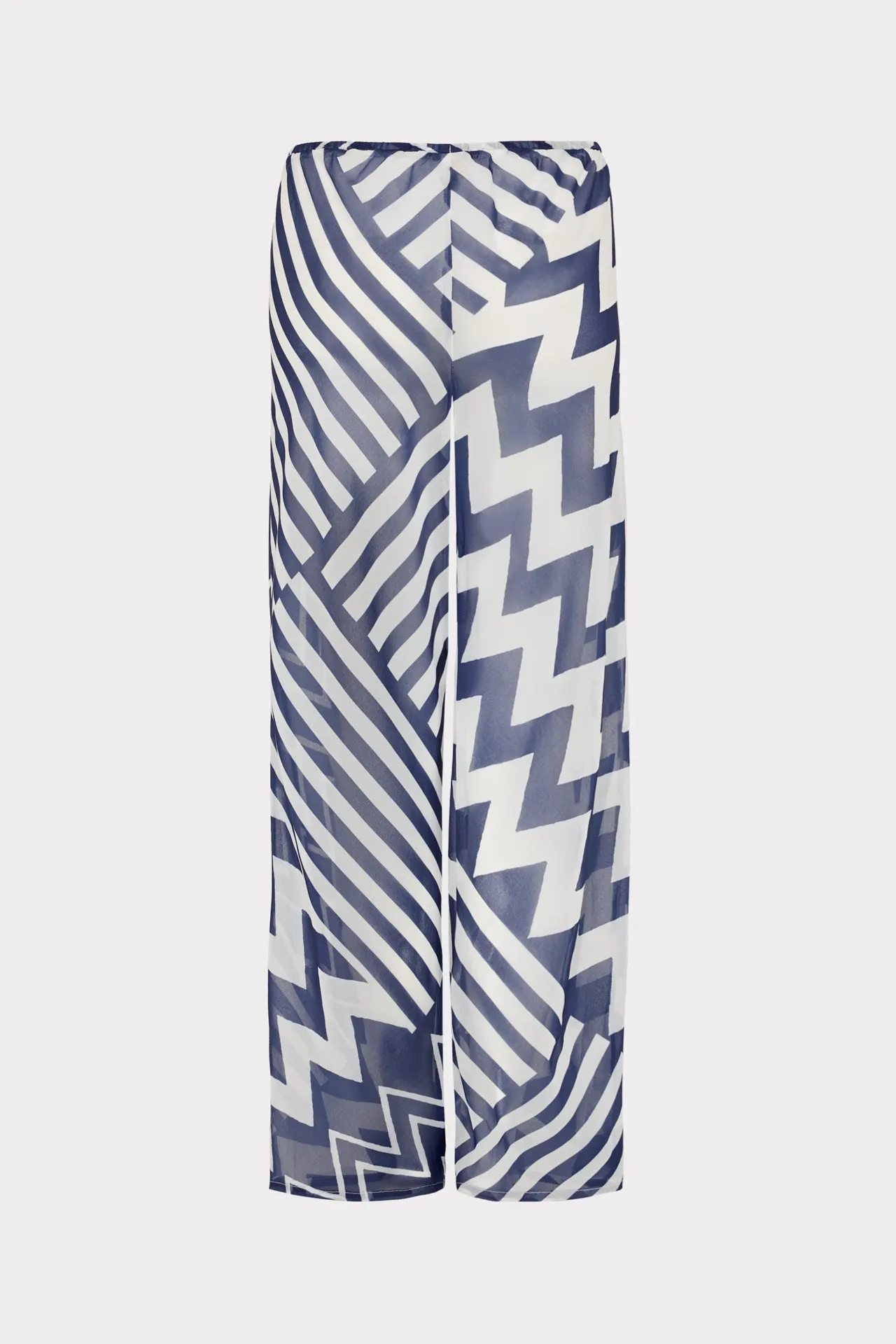 Chevron Patchwork Athletic Pants