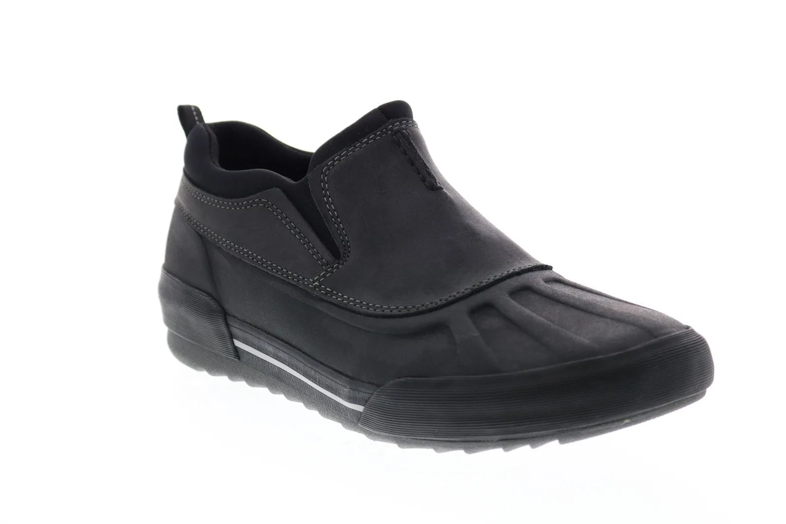 Clarks Bowman Free Mens Black Leather Sneakers Lifestyle Shoes