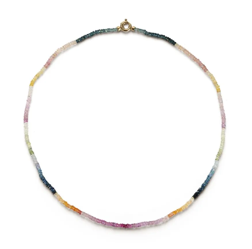 Colorful Sapphire Necklace