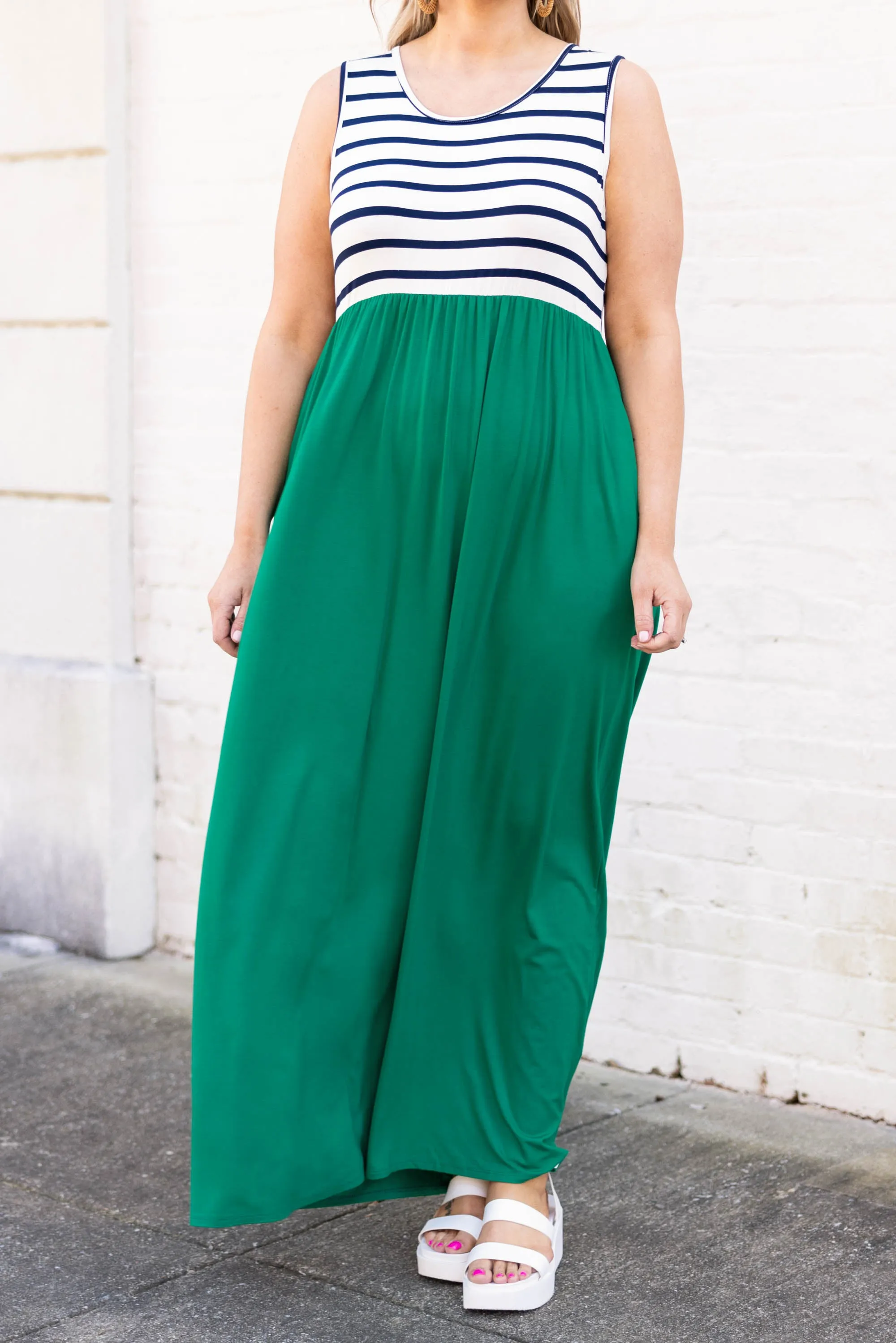 Cool By The Pool Maxi Dress Kelly Green