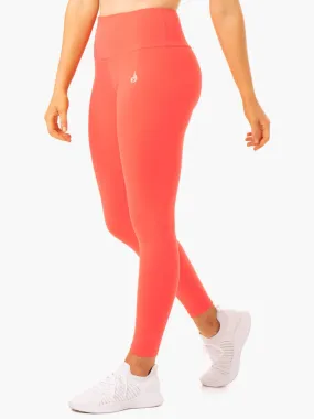 Coral Scrunch Bum Leggings