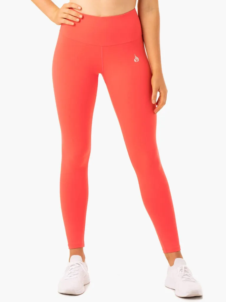 Coral Scrunch Bum Leggings