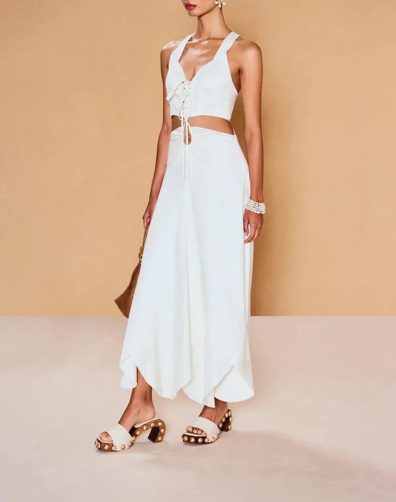 Cult Gaia Calia Dress Off White - Shop Now