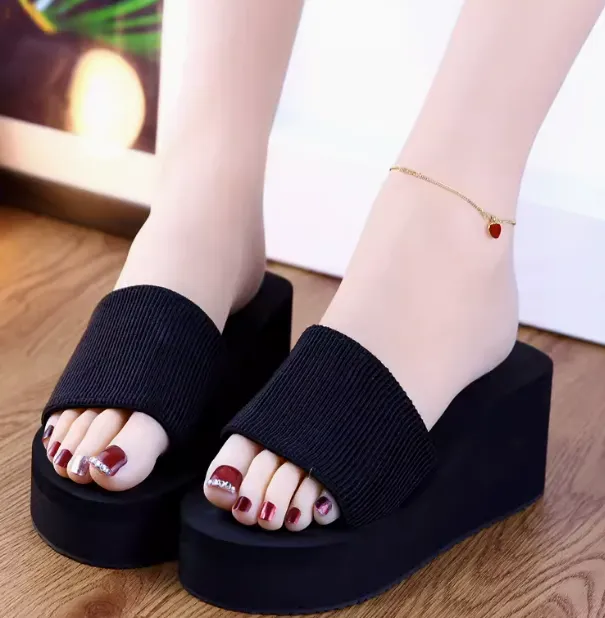 Cute Black Sweet Chic Bow Sandals ON880