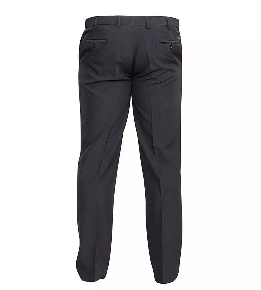 D555 Max Black Adjustable Waist Trousers