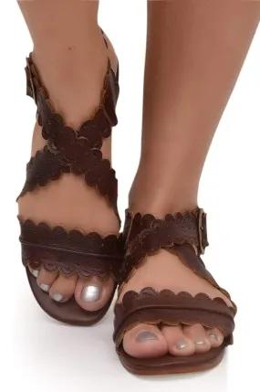 Dark Brown Mermaid Sandals