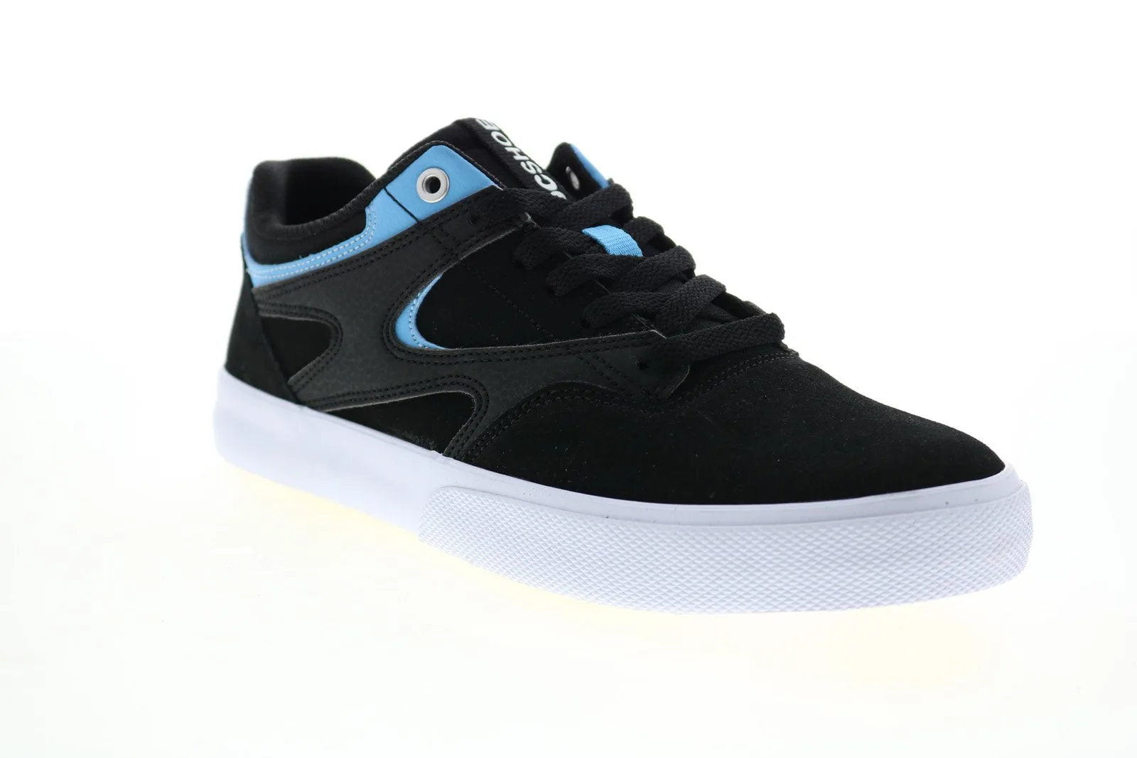 DC Kalis Vulc S ADYS300576 Men's Black Suede Skate Shoes