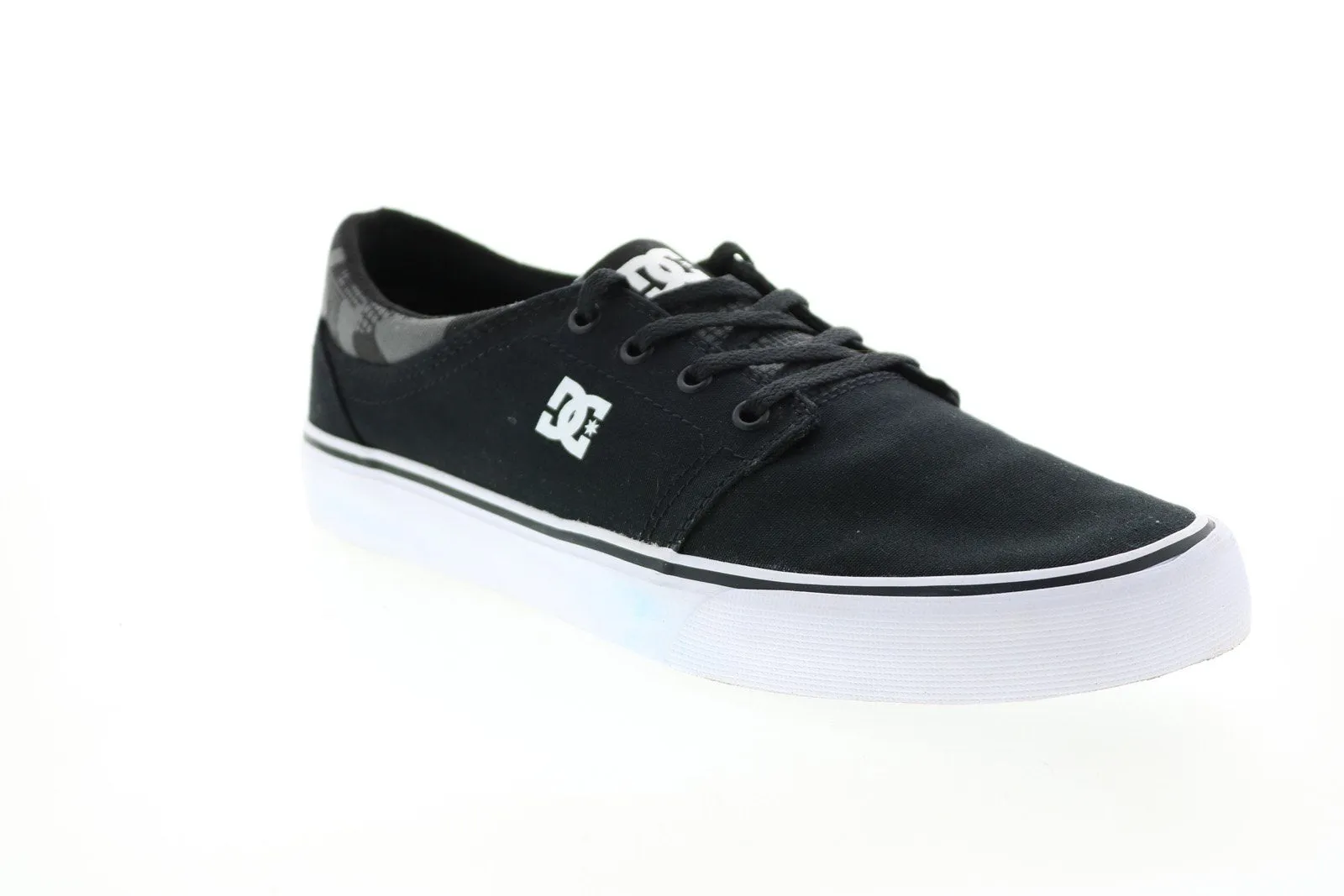 DC Trase TX SE Men's Black Canvas Skate Sneakers - ADYS300603